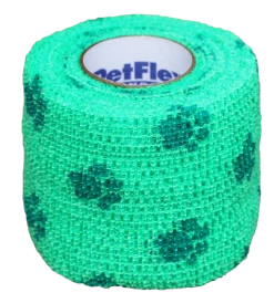 Euro Joe Bandage Petflex Neon Green Paw