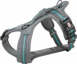 Euro Joe Fusion Touring Harness Graphite/ocean Blue