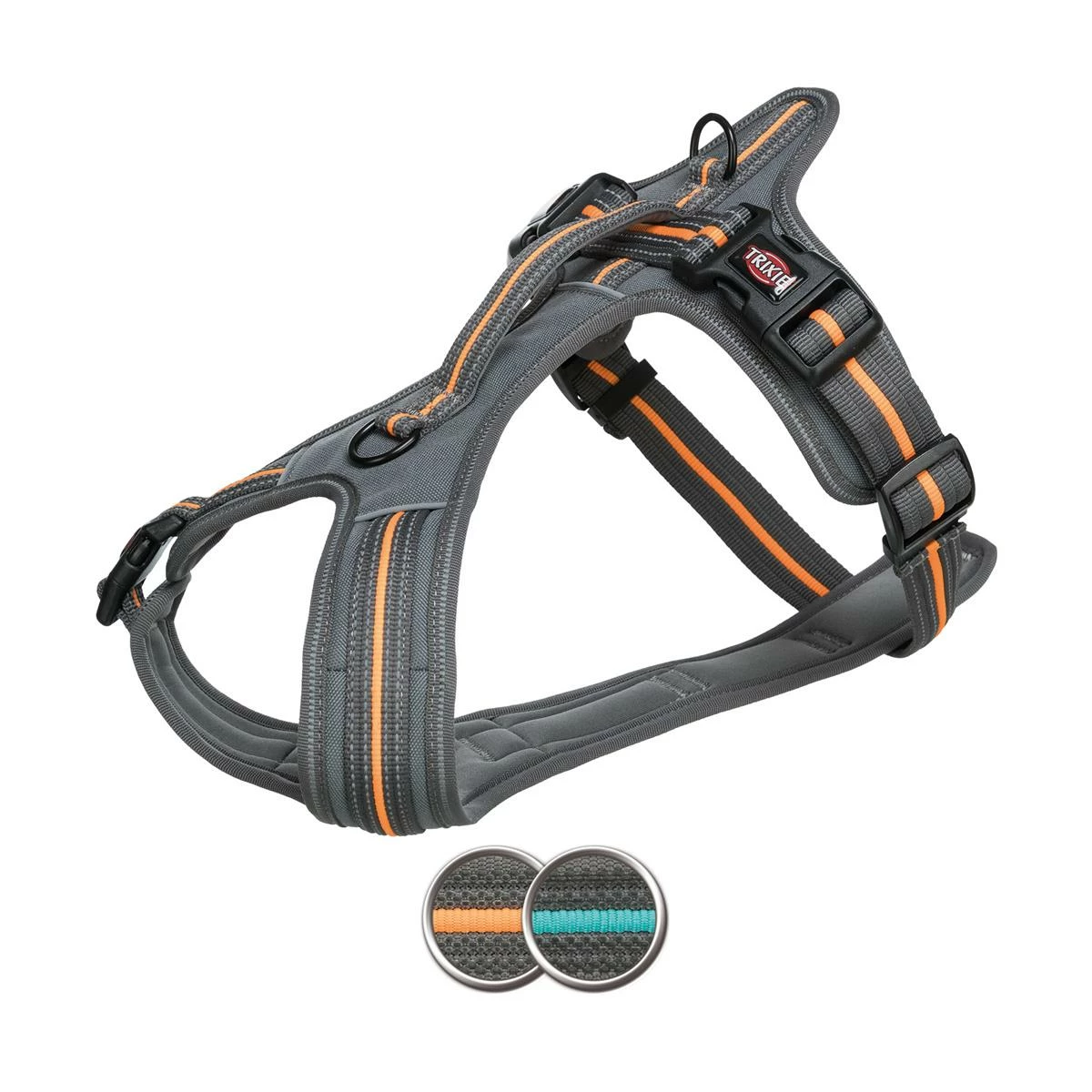 Euro Joe Fusion Touring Harness Graphite/papaya 2 Euro Joe Fusion Touring Harness Graphite/papaya - Image 2